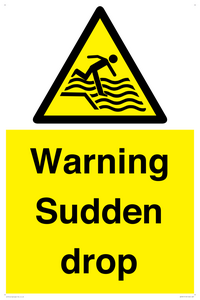 Warning Sudden drop